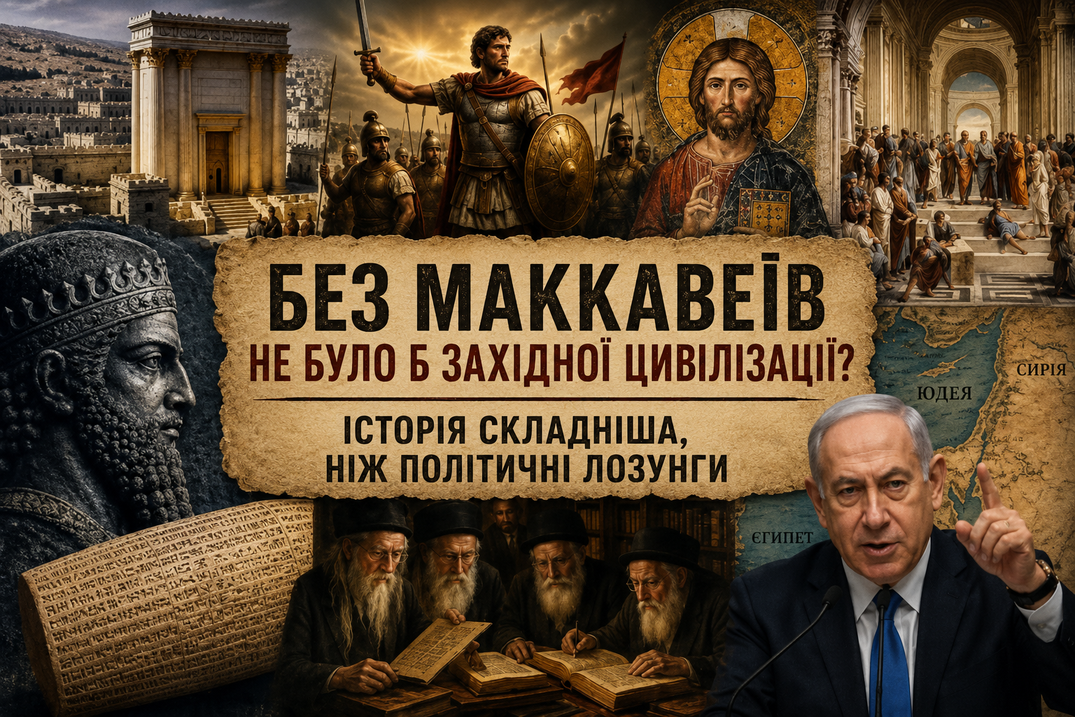 Приватизація історії: Нетаньягу оголосив Маккавеїв творцями цивілізації