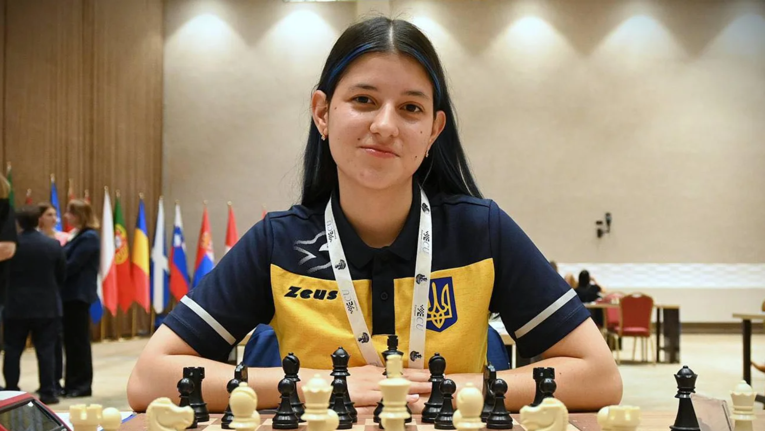 15-річна українка Гнатишин виграла чемпіонат Європи із шахів