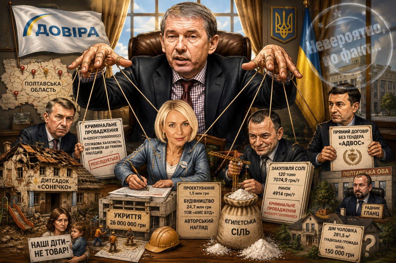 «Довіра» зміцнює монопольний контроль над владою в Полтавській області