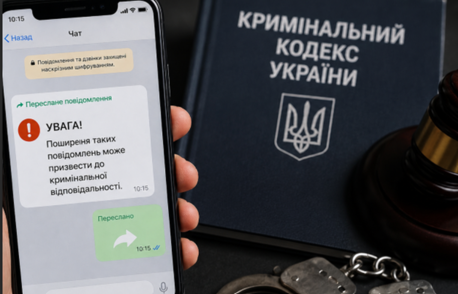 За пересилання повідомлень у месенджерах можуть притягнути до кримінальної відповідальності