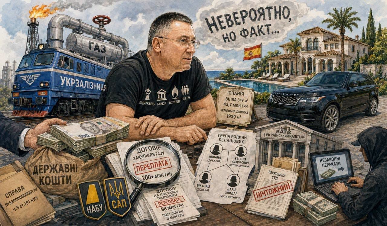 Мільйони «Укрзалізниці», банк, газовий бізнес і вілла в Іспанії