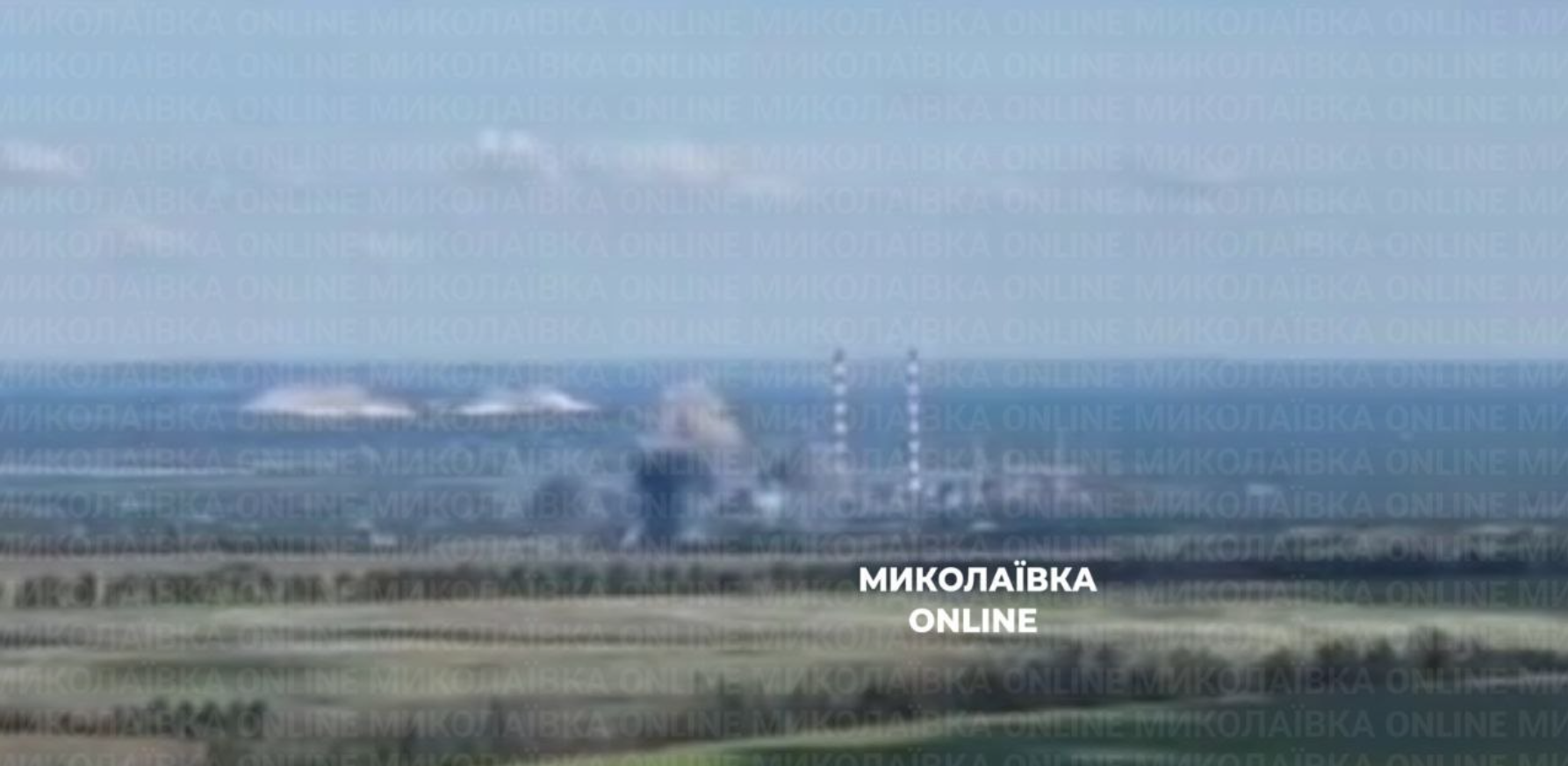 російська авіація завдала удару по Слов’янській ТЕС у Миколаївці
