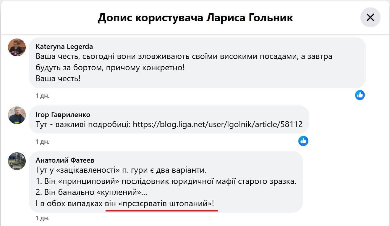 «Викривачка» Гольник: як статус став щитом від дисциплінарної відповідальності_5