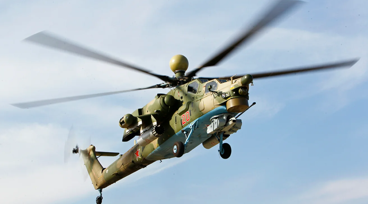 На Бєлгородщині український дрон влучив у російський Мі-28