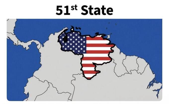 Трамп зобразив Венесуелу 51-м штатом США_1