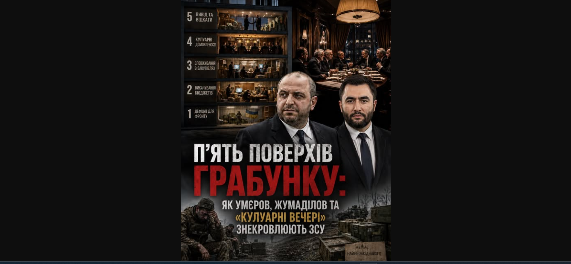 П’ять кас Міноборони на крові