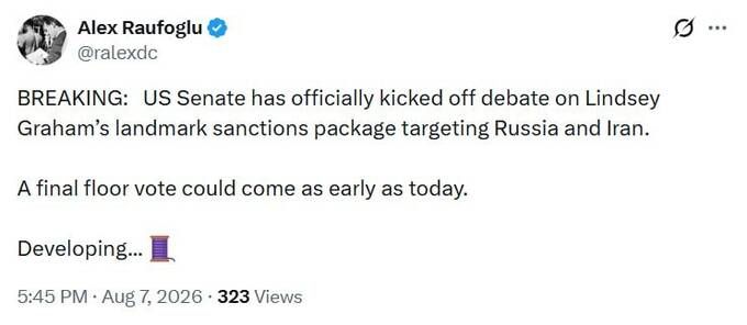 Сенат США вже сьогодні може проголосувати за нові санкції проти росії та Ірану_1