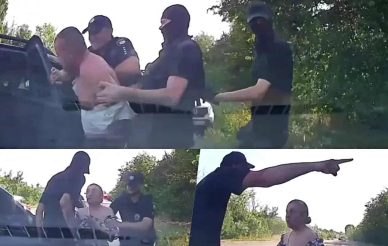 У Кропивницькому поліцейські та люди в масках силоміць забрали таксиста до ТЦК і накинулися на жінку