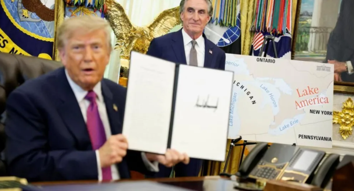 Трамп підписав указ про перейменування озера Онтаріо на «Озеро Америка»