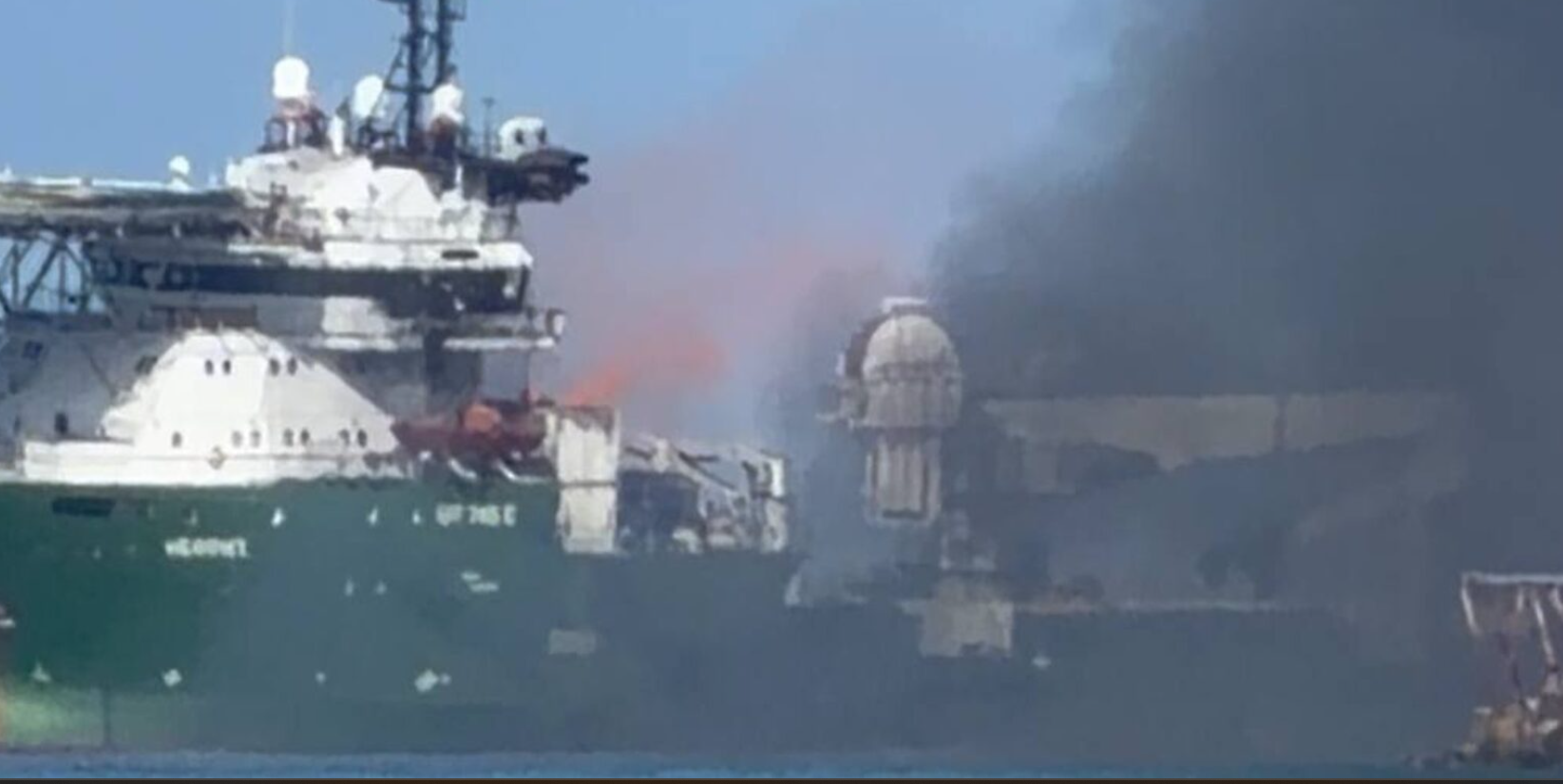 Військово-морські сили уразили в порту Сочі судно забезпечення росії Nefrit