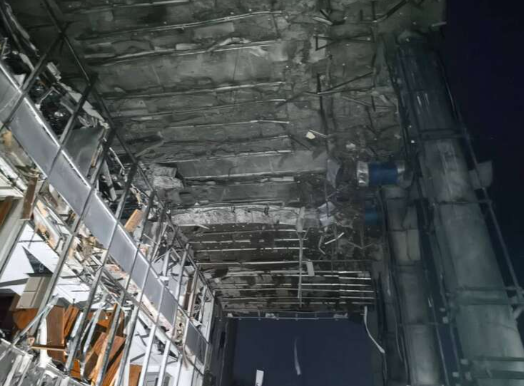 КВЦ «Парковий», в якому розміщувався штаб Зеленського, зазнав удару