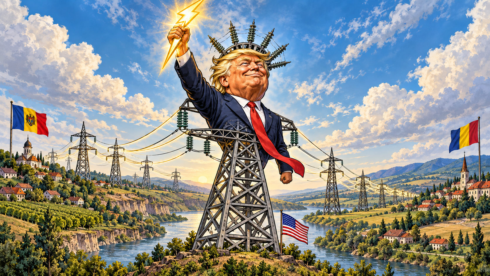 Нову ЛЕП між Молдовою та Румунією назвуть на честь Трампа