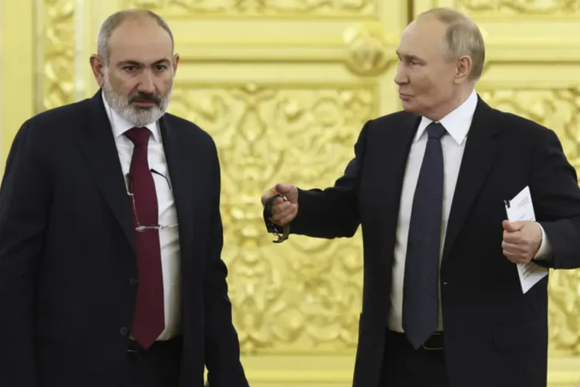 Прем’єр Вірменії у день народження путіна пригрозив розірвати угоду з рф
