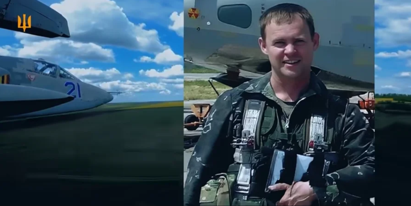 Олександру Жиброву, що спрямував підбитий Су-25 на колону окупантів, присвоїли звання Героя України